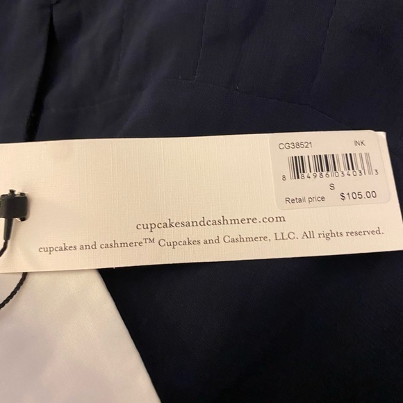 NWT NAVY SWING DRESS WITH PETER PAN COLLAR 💋💋 - Picture 6 of 9